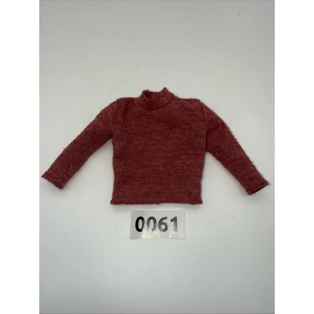 Vintage Barbie Ken Doll Clothes Fashion 1960 1970 Red Pullover Sweater